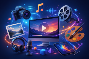 مفهوم الوسائط المتعددة وتعريفاتها وتطورها وأثرها في تشكيل أنماط الاتصال الرقمي